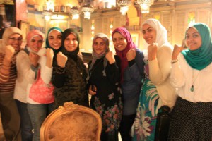 egyptian women workshop fists